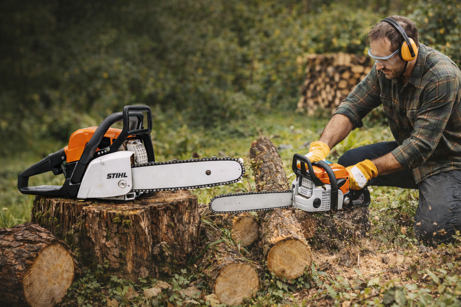 melhor motosserra para uso domestico